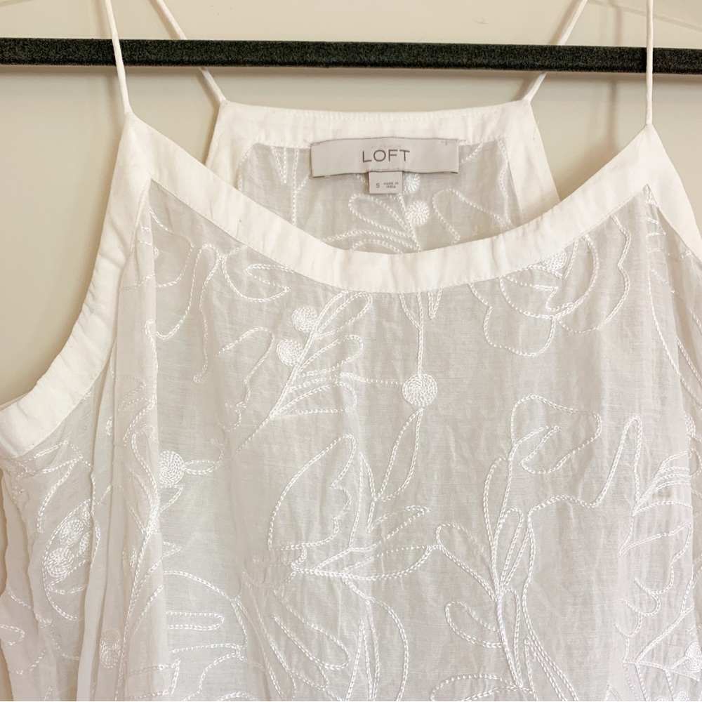 LOFT Sheer Tank Top